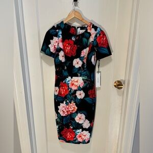Calvin Klein Floral Dress, Size 6, NWT